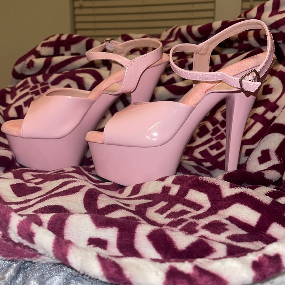 Pink Platform Heels